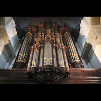 Groningen, Nieuwe Kerk, Orgel perspektivisch (beleuchtet)