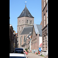 Kampen, Buitenkerk, Ansicht von Sdosten von der Buiten Nieuwstraat