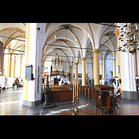 Kampen, Buitenkerk, Innenraum in Richtung Orgel