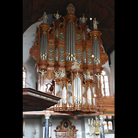 Maassluis, Groote Kerk, Orgel seitlich (unbeleuchtet)