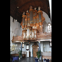 Maassluis, Groote Kerk, Orgelempore seitlich