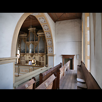 Rtha, St. Georgen, Orgel von der Seitenempore aus gesehen