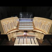 Paris, Cath�drale Notre-Dame, Neuer Spieltisch seit 2012 von oben