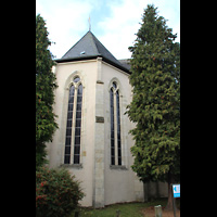 Solms-Oberbiel (bei Wetzlar), Klosterkirche Altenberg, Chor von auen