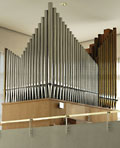 Berlin - Neuklln, Herrnhuter Brdergemeinde, Orgel / organ